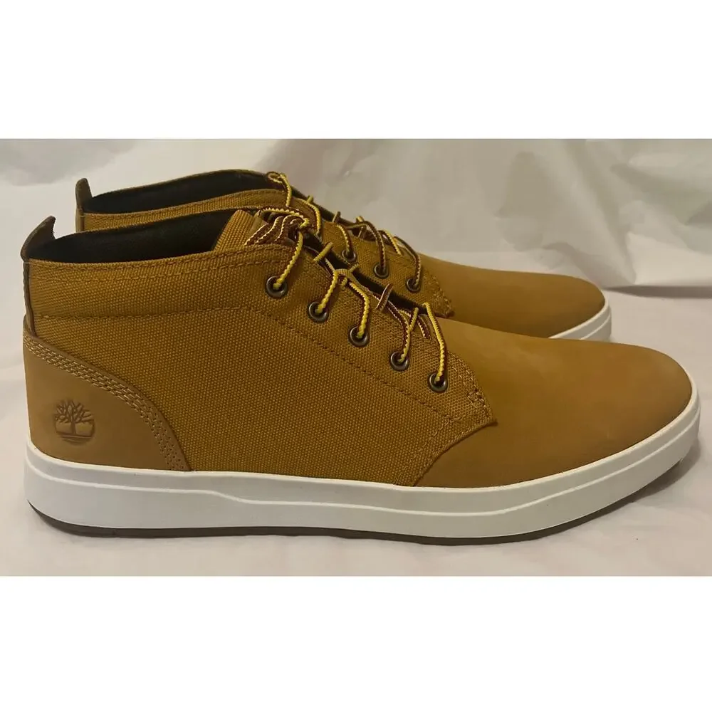 Timberland Davis Square Chukka A1013 Shoes - Size: 11.5 - Wheat - NEW with box